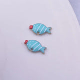 30pcs Colorful Fish Charms Pendant DIY Jewelry Accessories