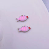 30pcs Colorful Fish Charms Pendant DIY Jewelry Accessories