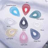 100pcs Small Water Drop Painted Charms