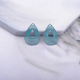 100pcs Small Water Drop Painted Charms