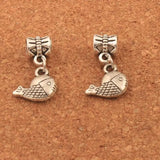 Big Head Fish Charm Beads Dangle for Bracelets 15pcs