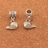 Big Head Fish Charm Beads Dangle for Bracelets 15pcs