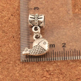 Big Head Fish Charm Beads Dangle for Bracelets 15pcs