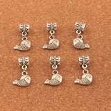 Big Head Fish Charm Beads Dangle for Bracelets 15pcs