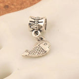 Big Head Fish Charm Beads Dangle for Bracelets 15pcs