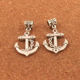 Nautical Anchor Hope Charm Beads Dangle Fit European Bracelets