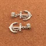 Nautical Anchor Hope Charm Beads Dangle Fit European Bracelets