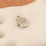 Antique Silver Tropical Fish Charms Pendants 35pcs 14.9x10.7mm