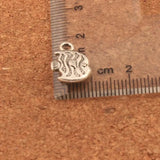 Antique Silver Tropical Fish Charms Pendants 35pcs 14.9x10.7mm
