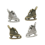 55pcs Ice Skating Grid Shoes Charm Beads Pendants DIY Jewelry L568