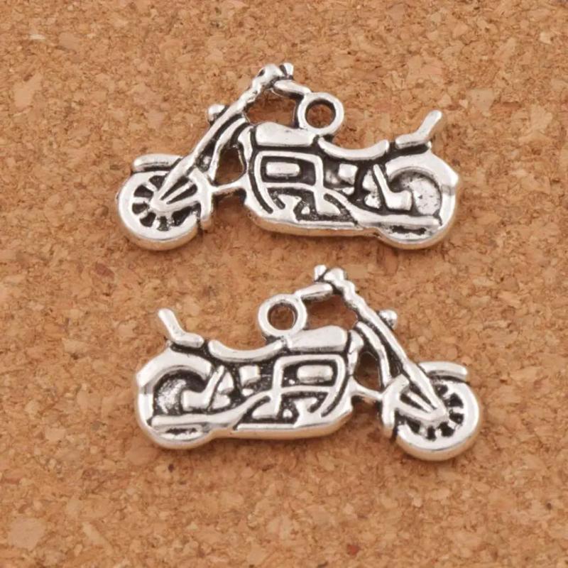 Motorcycle Spacer Charm Beads Pendants 24.5x14.3mm 20pcs