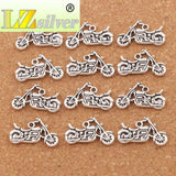 Motorcycle Spacer Charm Beads Pendants 24.5x14.3mm 20pcs