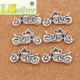 Motorcycle Spacer Charm Beads Pendants 24.5x14.3mm 20pcs