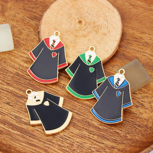 10pcs Enamel Robes Charm Clothes Jewelry Earring Bracelet Necklace Charms