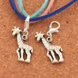 Giraffe Fawn Charms Clasp Lobster Trigger Clip 12Pcs C038