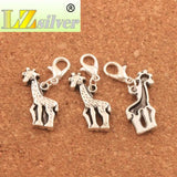 Giraffe Fawn Charms Clasp Lobster Trigger Clip 12Pcs C038