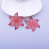 30pcs AB5789 45mm Filigree Flower Charms for Jewelry Making
