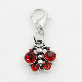 20pcs Crystal Butterfly Dangle Charms DIY Necklace Bracelet Jewelry
