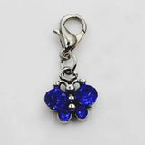 20pcs Crystal Butterfly Dangle Charms DIY Necklace Bracelet Jewelry