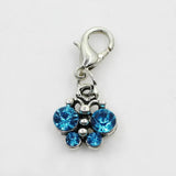 20pcs Crystal Butterfly Dangle Charms DIY Necklace Bracelet Jewelry