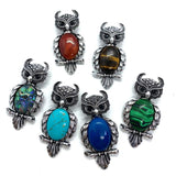 Abalone Shell Metal Eagle Pendant Necklace Charm DIY Jewelry
