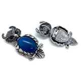 Abalone Shell Metal Eagle Pendant Necklace Charm DIY Jewelry