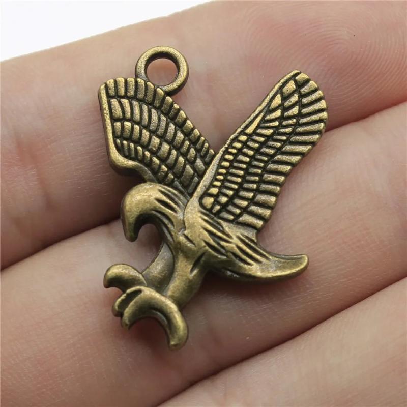 10pcs Antique Bronze Eagle Charms For Jewelry Making