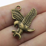 10pcs Antique Bronze Eagle Charms For Jewelry Making