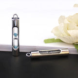 2PCS Glass Vial Pendants Locket Charms Cylinder Bottle Charm