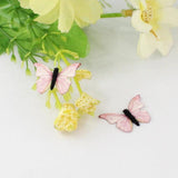 10PCS 3D Fabric Butterfly Wings Fridge Sticker Scrapbooking