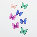 10PCS 3D Fabric Butterfly Wings Fridge Sticker Scrapbooking