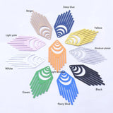 30pcs Brass Filigree Tassels Charms Earring Pendant DIY Jewelry Making