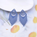 30pcs Brass Filigree Tassels Charms Earring Pendant DIY Jewelry Making
