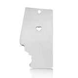 5 pcs Canada Map Charm Stainless Steel DIY Jewelry Making