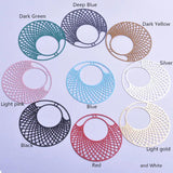 30pcs AB2897 41mm Filigree Big Round Charms Circular Pendant DIY Earring