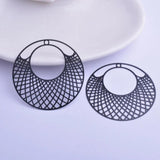 30pcs AB2897 41mm Filigree Big Round Charms Circular Pendant DIY Earring