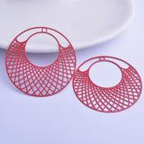 30pcs AB2897 41mm Filigree Big Round Charms Circular Pendant DIY Earring