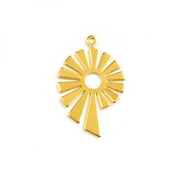 10pcs Multi-Color Sunflower Copper Earrings