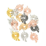 10pcs Multi-Color Sunflower Copper Earrings
