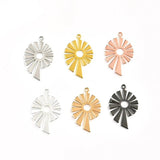 10pcs Multi-Color Sunflower Copper Earrings