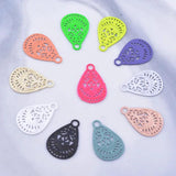 100pcs AC5414 Small Water Drop Charms Pendant DIY Jewelry Findings