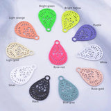 100pcs AC5414 Small Water Drop Charms Pendant DIY Jewelry Findings