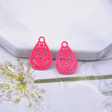 100pcs AC5414 Small Water Drop Charms Pendant DIY Jewelry Findings