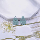 100pcs AC5414 Small Water Drop Charms Pendant DIY Jewelry Findings