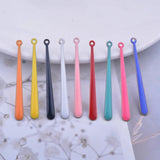 30pcs 4*38mm Colorful Baseball Charms Orange Red Enamelled Pendant DIY Jewelry