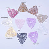 50pcs AB7144 Metal Triangle Charms Brass Filigree Pendant DIY Jewelry Making