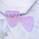 50pcs AB7144 Metal Triangle Charms Brass Filigree Pendant DIY Jewelry Making