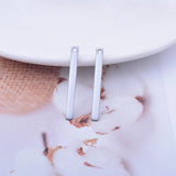 30pcs 3*30mm Copper Enamel Rectangle Charms for Earrings