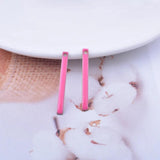 30pcs 3*30mm Copper Enamel Rectangle Charms for Earrings