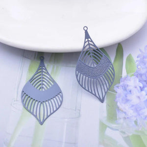 30pcs Brass Thin Charms Earring Jewelry Accessories